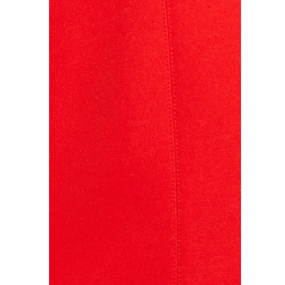 Misha Collection Red Midi Dress NWT Notch Neck Gertrude Bustier Cocktail Dress 4 - Picture 6 of 6